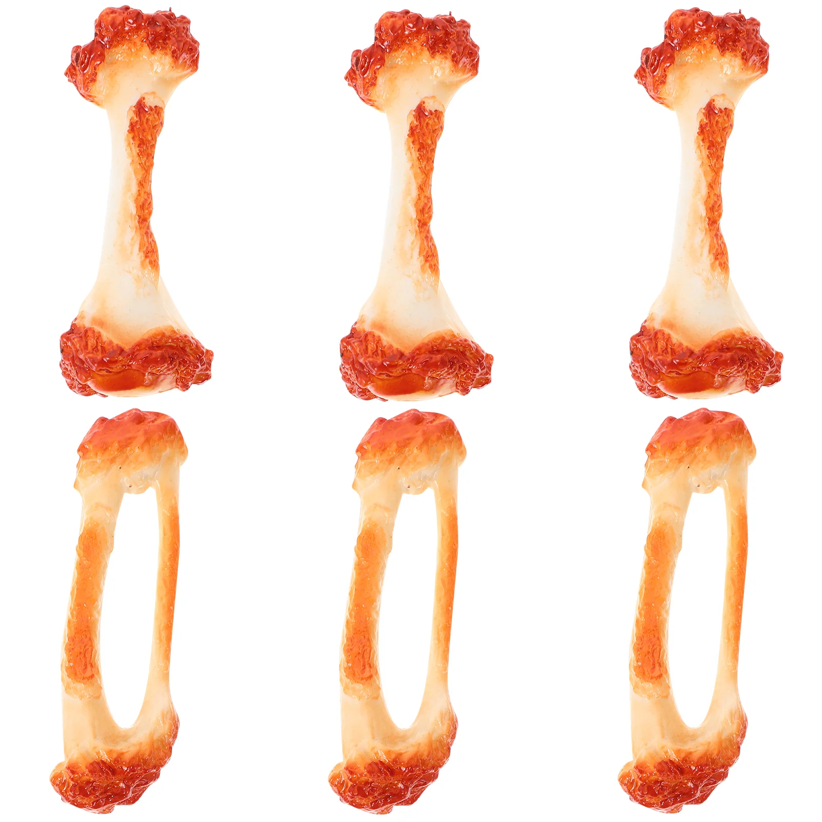 6 Pcs Simulated Bone Model Chicken Legs Bones Simulation Prop Fake Food Toy Showcase Photography Decor
6 Pcs Simulated Bone Model Chicken Legs Bones Simulation Prop Fake Food Toy Showcase Photography Decor