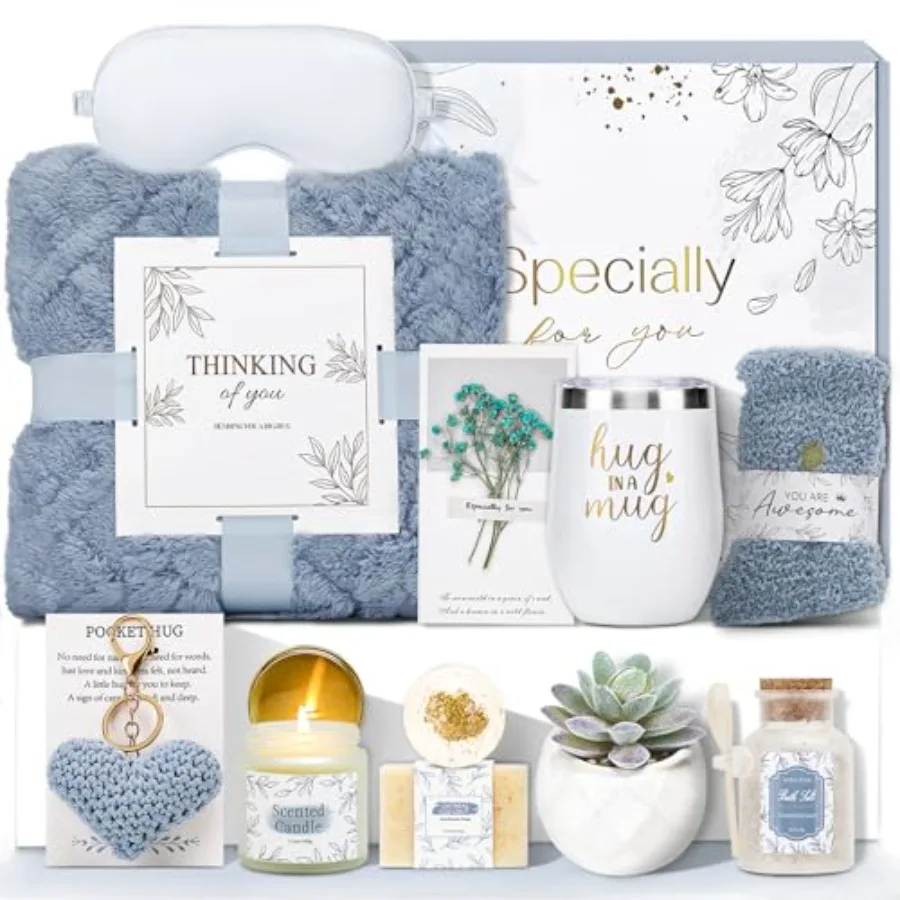 Get Well Gifts for Women Self Care Gifts Basket - Relaxing Spa Care Package After Surgery Easter Gift Baskets - Feel Better Sym
Get Well Gifts for Women Self Care Gifts Basket - Relaxing Spa Care Package After Surgery Easter Gift Baskets - Feel Better Sym