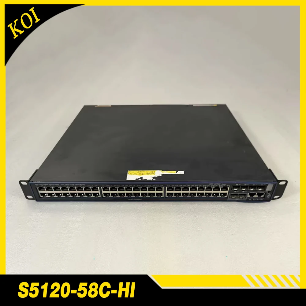 For H3C S5120-58C-HI 48 port Gigabit Ethernet 2-port SFP+10G optical port enterprise network management switch
For H3C S5120-58C-HI 48 port Gigabit Ethernet 2-port SFP+10G optical port enterprise network management switch