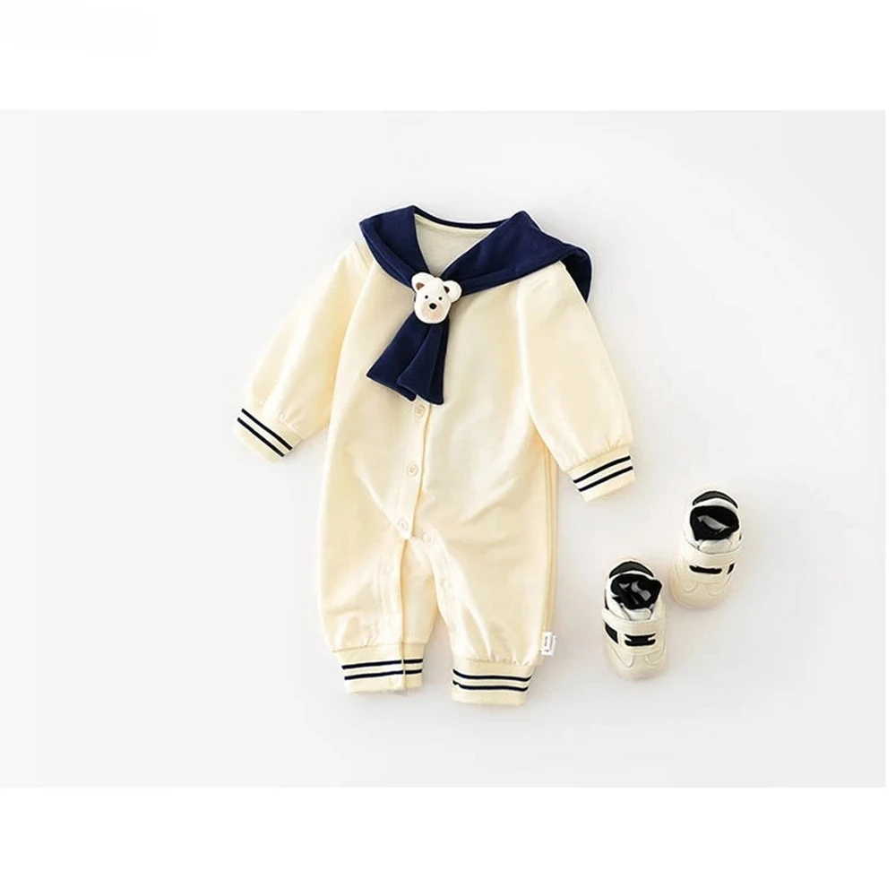 Весенне-осенние наряды, одежда унисекс для детей 0–24 месяцев, новинка 2025 года, детский комбинезон в темно-синем стиле с вышитым медведем и буквами, милый комбинезон унисекс для младенцев
Весенне-осенние наряды, одежда унисекс для детей 0–24 месяцев, новинка 2025 года, детский комбинезон в темно-синем стиле с вышитым медведем и буквами, милый комбинезон унисекс для младенцев