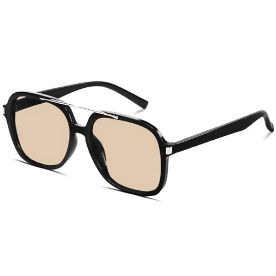 Retro Aviator Sunglasses for Women Men 2026 Square Top Bar Sun Glasses Sunnies 70s Lightweight Shades
Retro Aviator Sunglasses for Women Men 2026 Square Top Bar Sun Glasses Sunnies 70s Lightweight Shades