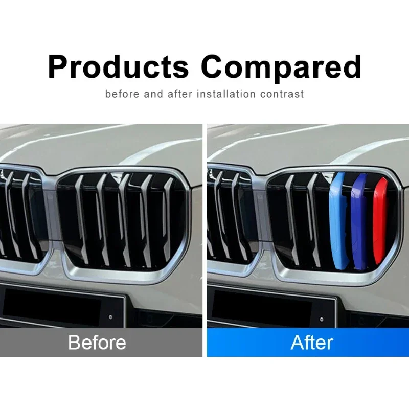 For BMW X1 IX1 U11 2023-2025 ABS Car Front Grille Stripes Covers Grid Strips Clips Trim Cover Car Accessories
For BMW X1 IX1 U11 2023-2025 ABS Car Front Grille Stripes Covers Grid Strips Clips Trim Cover Car Accessories