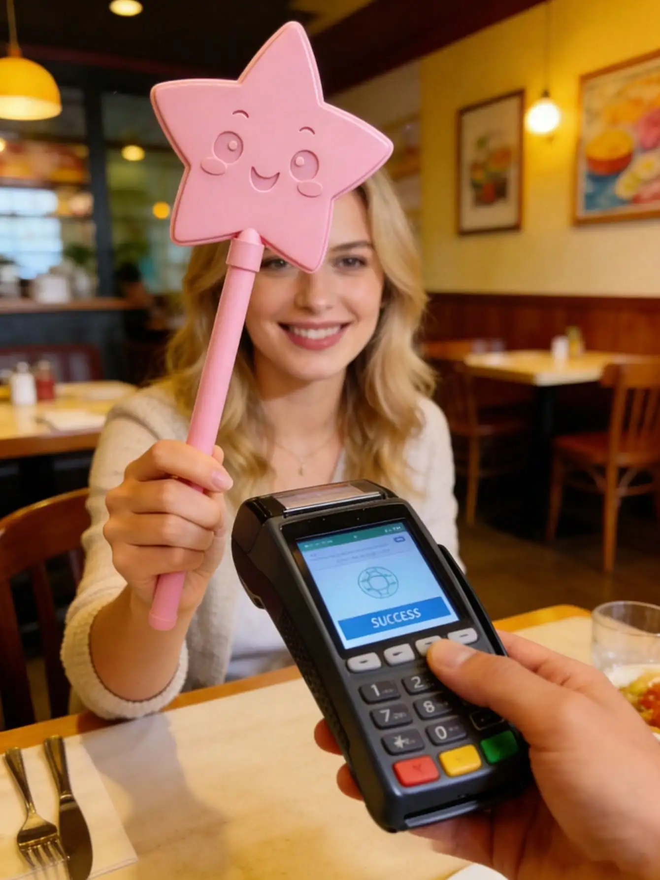 2D/3D Printed Star Magic Wand Contactless Payment Card Holder for Party Daily Use
2D/3D Printed Star Magic Wand Contactless Payment Card Holder for Party Daily Use