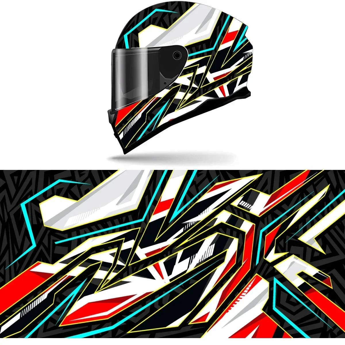 Abstract Colorful Lines Full Helmet Wrap Sticker Motorcycle Helmet Racing Graphic Decal Vinyl Wrap Helmet Decor Sticker
Abstract Colorful Lines Full Helmet Wrap Sticker Motorcycle Helmet Racing Graphic Decal Vinyl Wrap Helmet Decor Sticker