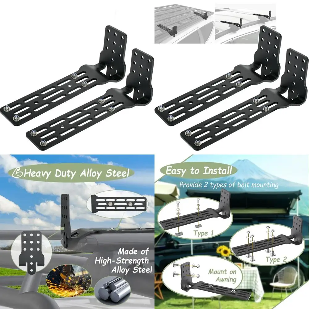 Кронштейны для навеса на крышу автомобиля — L-образные крепления для навесов 180/270, совместимые с прочной перекладиной
Кронштейны для навеса на крышу автомобиля — L-образные крепления для навесов 180/270, совместимые с прочной перекладиной
