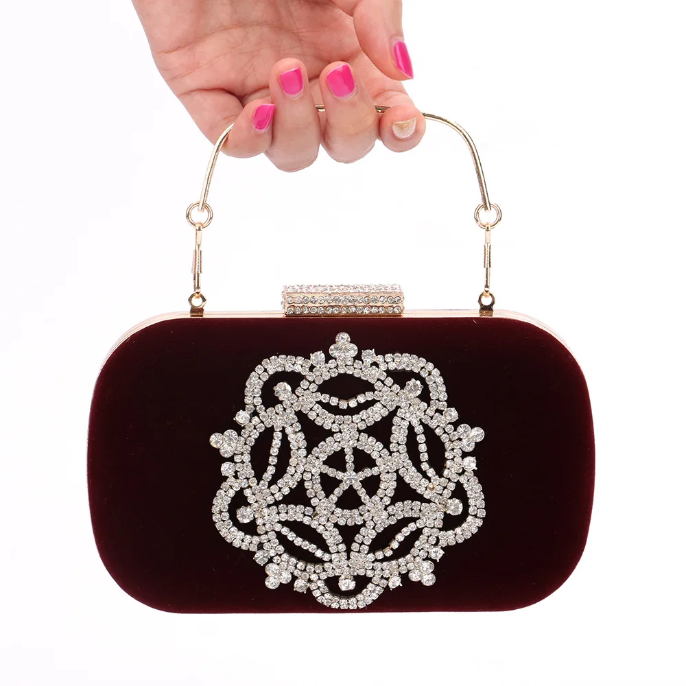 Diamond Women's Clutch, Diamond - Encrusted Dinner Bag, Velvet Banquet Bag Mini Crossbody Bag With Rhinestone Chain Clutch Purse
Diamond Women's Clutch, Diamond - Encrusted Dinner Bag, Velvet Banquet Bag Mini Crossbody Bag With Rhinestone Chain Clutch Purse