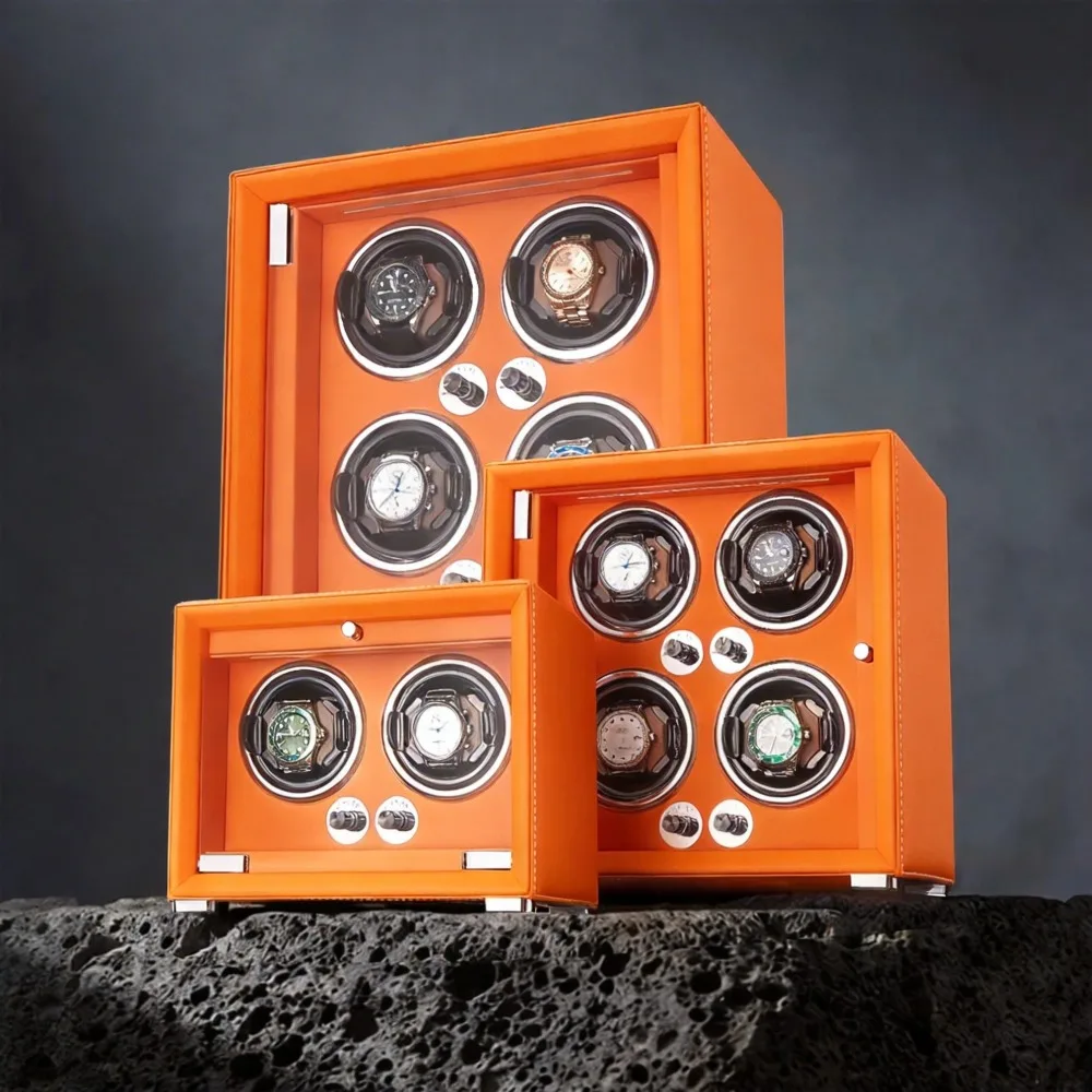 Leather Watch Winder Box Mechanical Watch Automatic Winding Device Household Multi Slot Shaker Men's Watches Storage Display Box
Leather Watch Winder Box Mechanical Watch Automatic Winding Device Household Multi Slot Shaker Men's Watches Storage Display Box