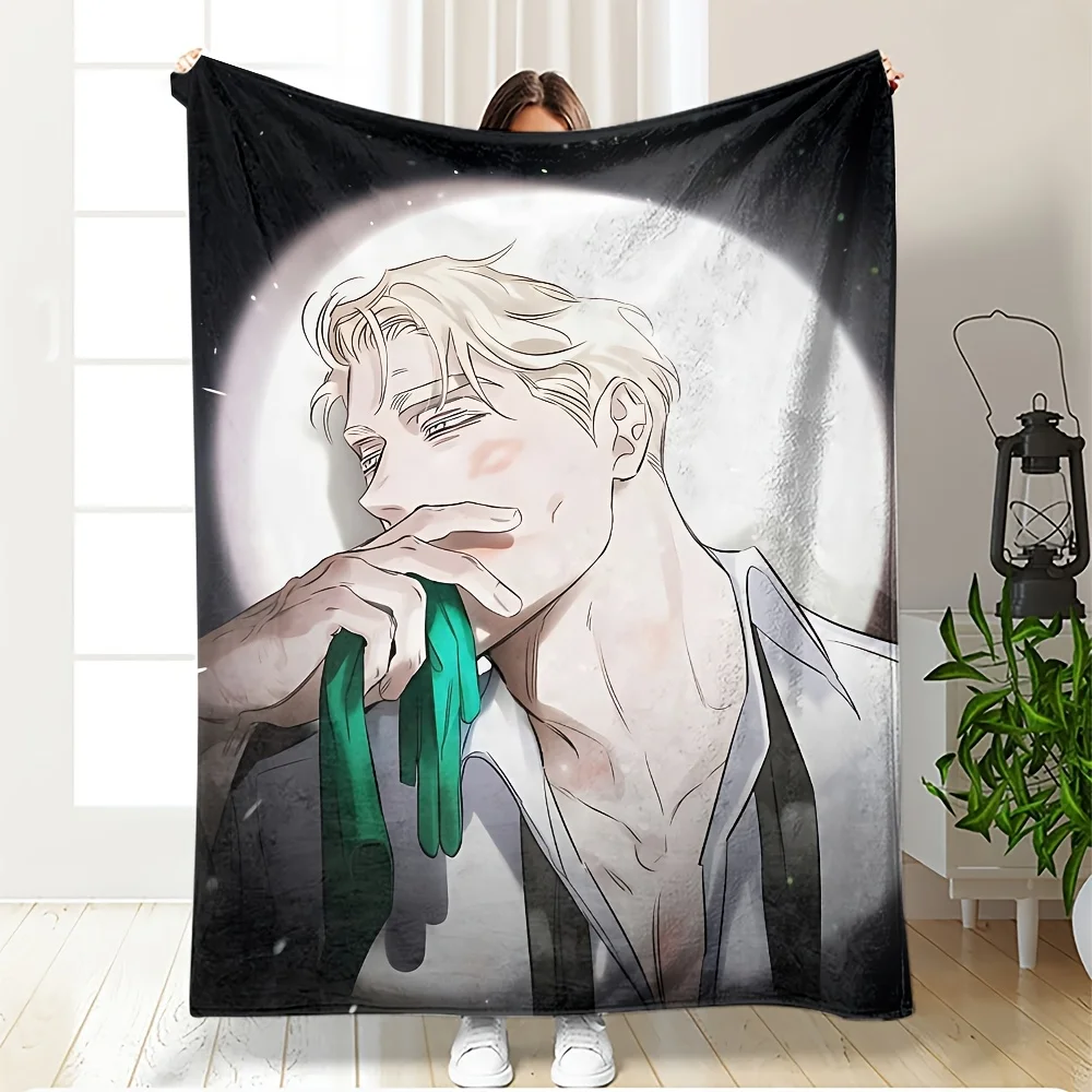 1pc Korean BL Manhwa Handsome Man Flannel Blanket, 2D Anime Male Character Print Throw, All Season Soft Fleece Blanket for Bedro
1pc Korean BL Manhwa Handsome Man Flannel Blanket, 2D Anime Male Character Print Throw, All Season Soft Fleece Blanket for Bedro