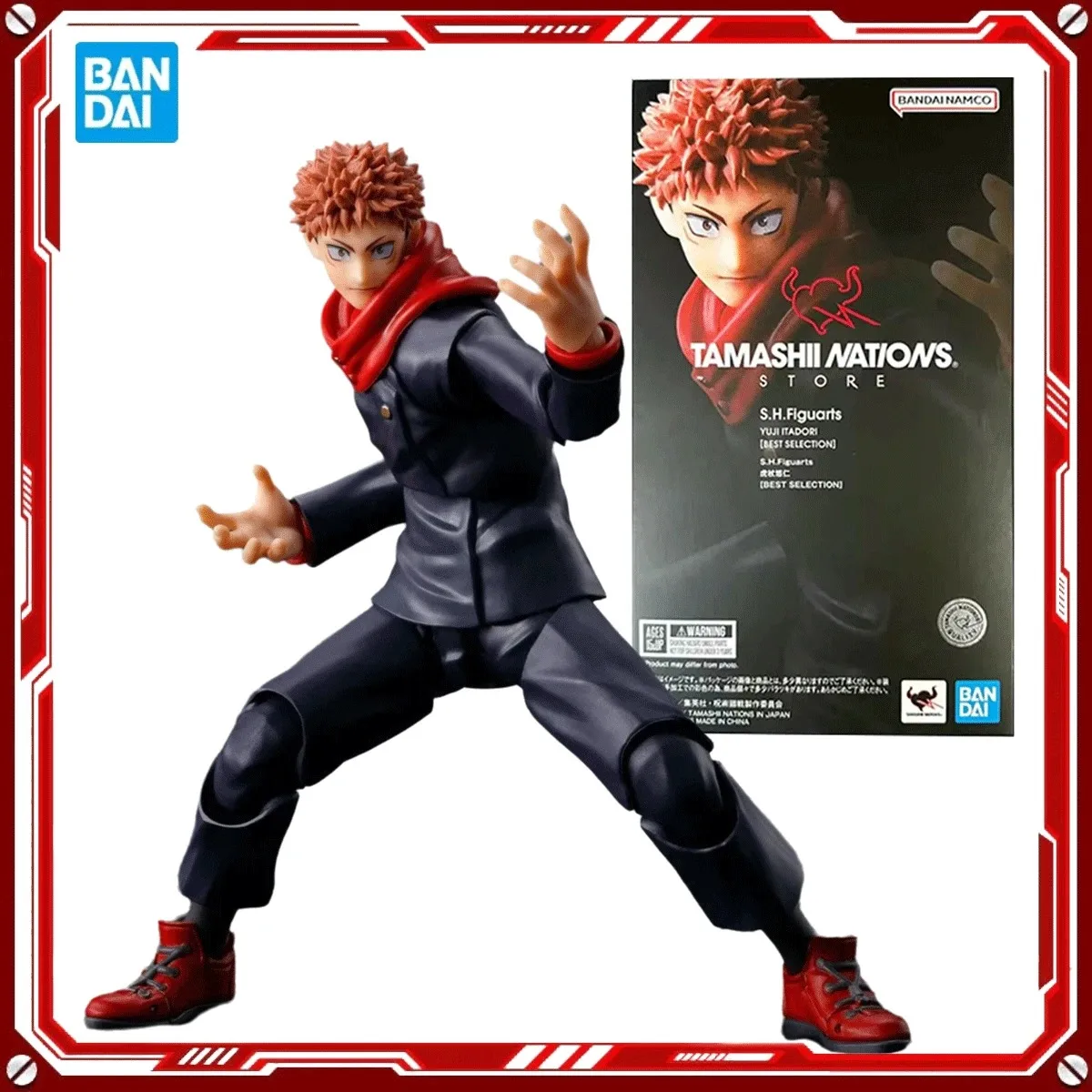 Bandai Genuine Jujutsu Kaisen Anime Model Kits Itadori Yuji Toys SHF Action Figure Assembly Model Gift Kids Christmas Present
Bandai Genuine Jujutsu Kaisen Anime Model Kits Itadori Yuji Toys SHF Action Figure Assembly Model Gift Kids Christmas Present