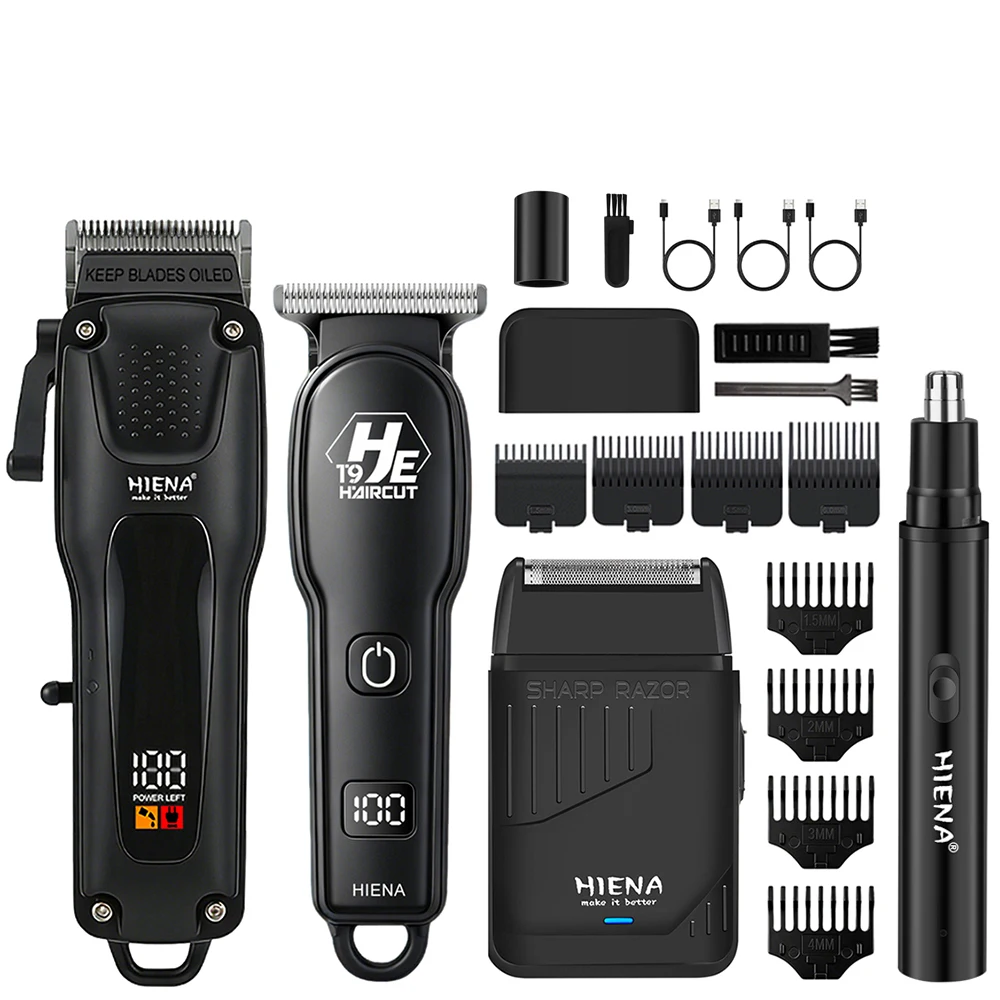 hiena 212 Hair Clipper Set Metal Electric Cordless Hair Trimmer for Barber LCD Display Hair cutt Professional Hair Cutter Mans
hiena 212 Hair Clipper Set Metal Electric Cordless Hair Trimmer for Barber LCD Display Hair cutt Professional Hair Cutter Mans