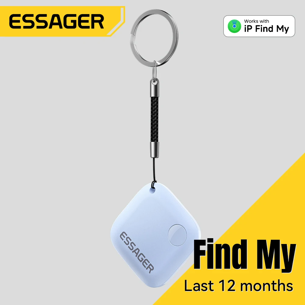 Essager Smart Bluetooth GPS Tracker Work with iOS System Find My App Air Tag Tracker Mini Locator Key Dog Pet Child Finder
Essager Smart Bluetooth GPS Tracker Work with iOS System Find My App Air Tag Tracker Mini Locator Key Dog Pet Child Finder