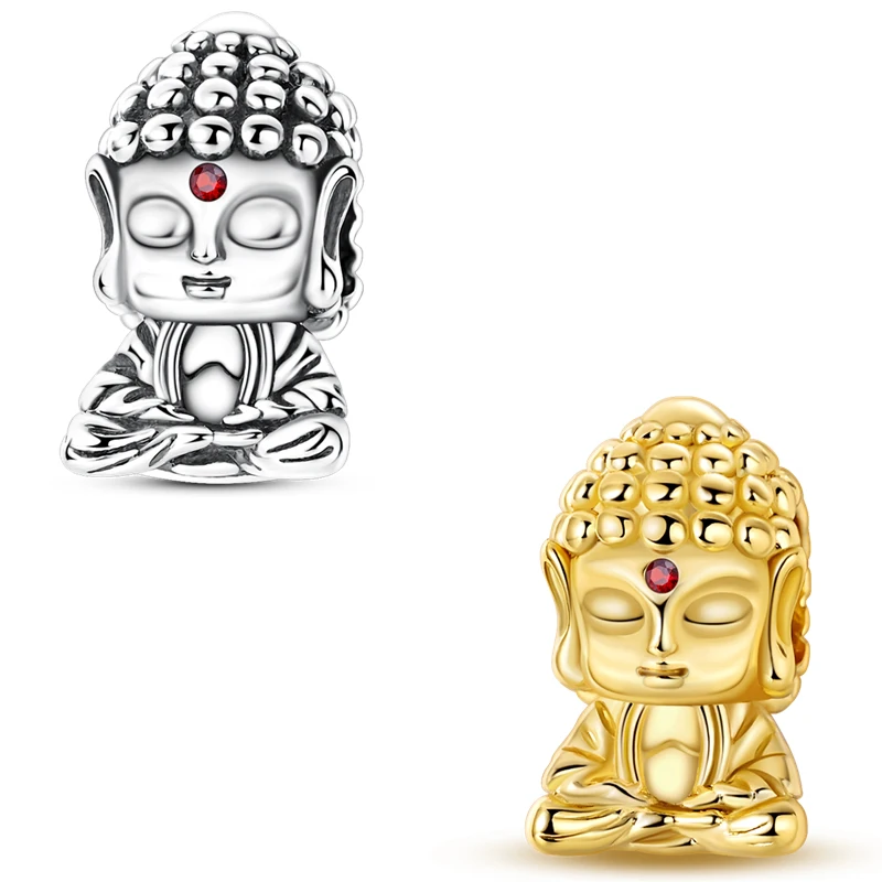 925 Sterling Silver Charms Bead CZ Zircon Golden Buddha Dangle Fit Original Bracelet DIY Women Jewelry Gift
925 Sterling Silver Charms Bead CZ Zircon Golden Buddha Dangle Fit Original Bracelet DIY Women Jewelry Gift
