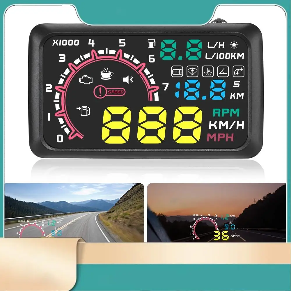 Multi-Function Car 5.5 Inch Hud Head Up Display Speeding Fuel Warning Windshield Projector System With Obd2-N31R
Multi-Function Car 5.5 Inch Hud Head Up Display Speeding Fuel Warning Windshield Projector System With Obd2-N31R