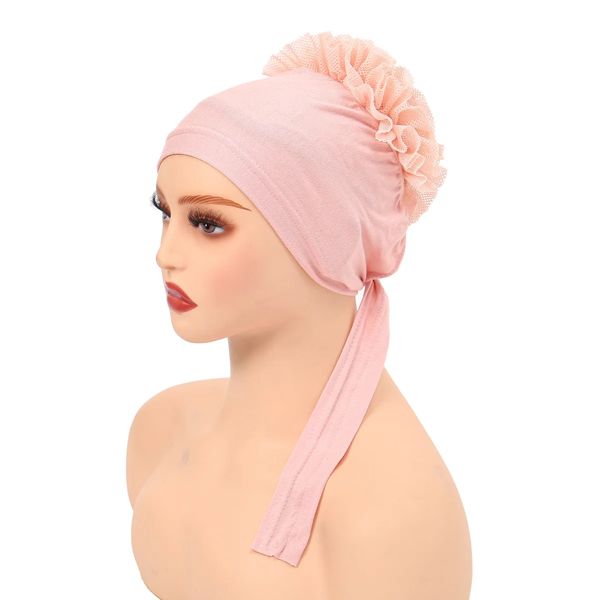 Fashion Women's Pre-Tied Hijabs Solid Color Hijab Turban Caps Flower Decor Headwear Islamic Head Wrap Head Scarf Cap Turbantes
Fashion Women's Pre-Tied Hijabs Solid Color Hijab Turban Caps Flower Decor Headwear Islamic Head Wrap Head Scarf Cap Turbantes