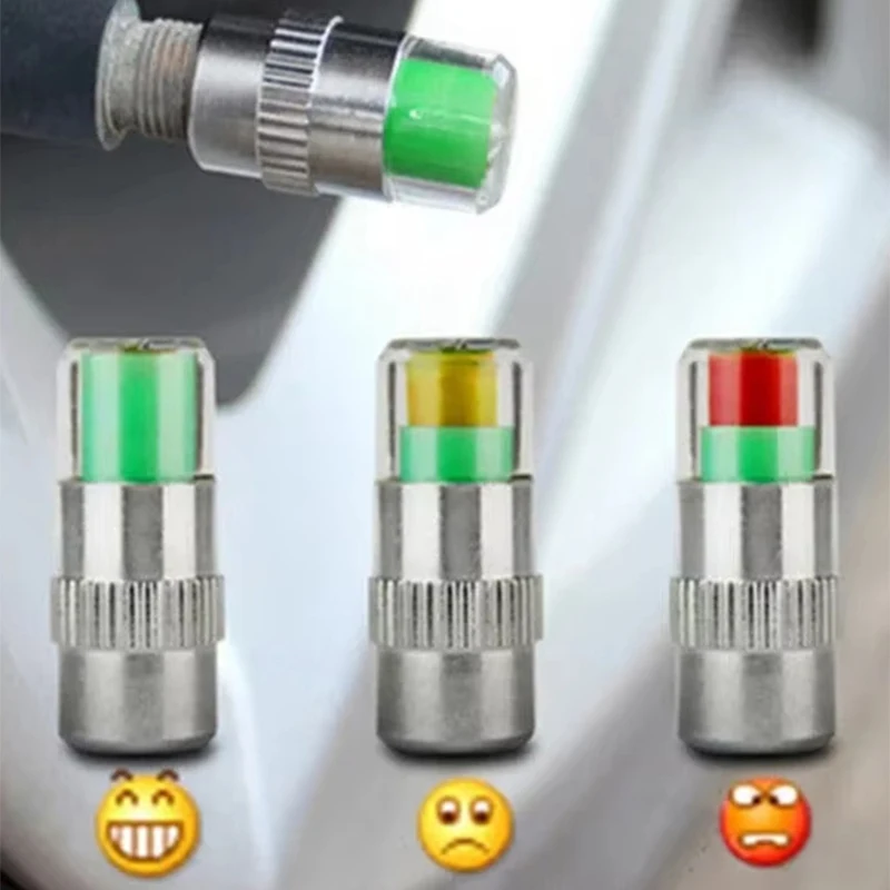 Cars Tire Air Pressure Monitor Alert 4Pcs/set Indicator Tire Valve Cap Gauge Car Accessories Car Tyre Pressure Gauge Caps Useful
Cars Tire Air Pressure Monitor Alert 4Pcs/set Indicator Tire Valve Cap Gauge Car Accessories Car Tyre Pressure Gauge Caps Useful
