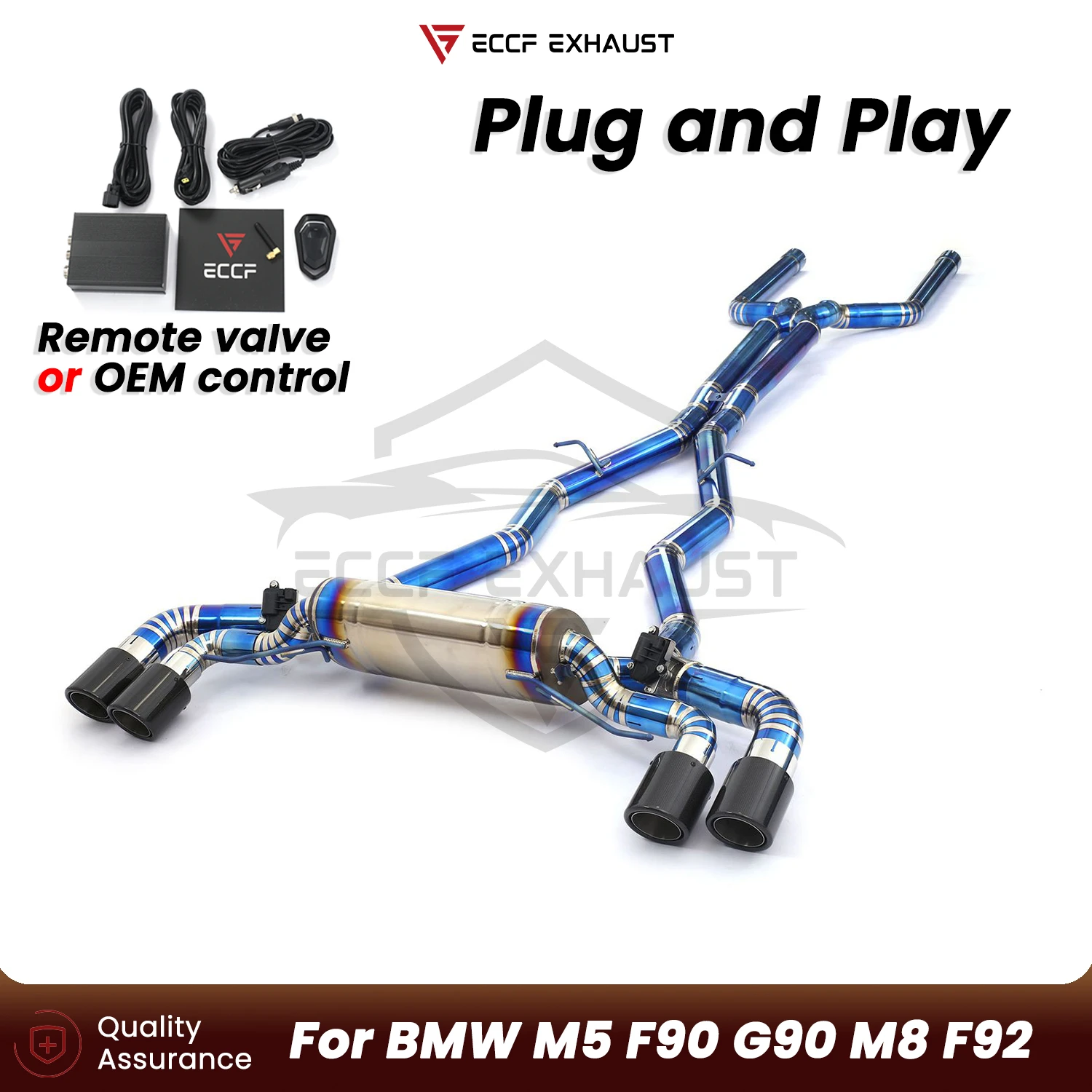 For BMW M5 F90 G90 M8 F92 Titanium Exhaust System Plug and Play Performance Upgrade Easy Installation
For BMW M5 F90 G90 M8 F92 Titanium Exhaust System Plug and Play Performance Upgrade Easy Installation