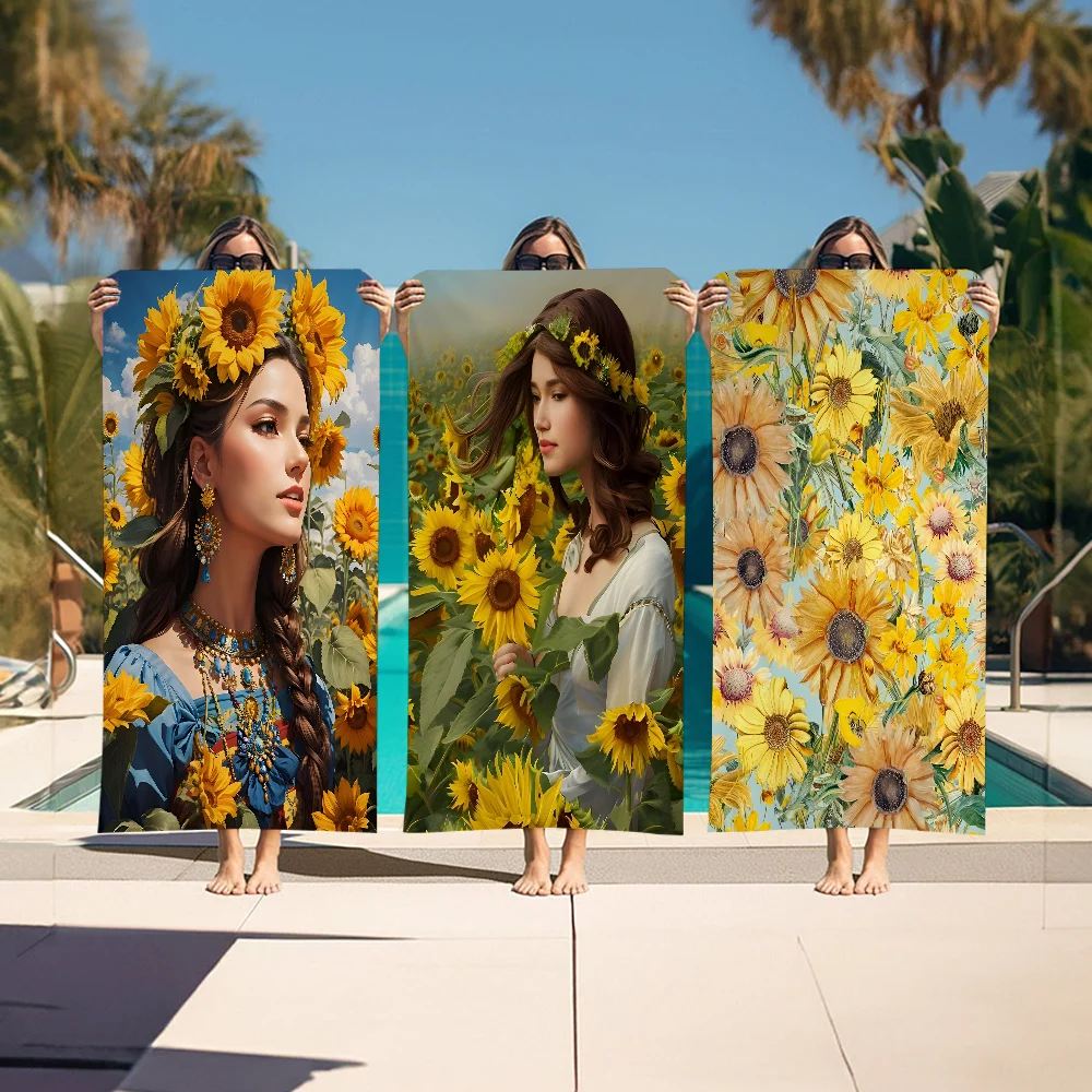 Beautiful Flower Sunflower Beach Towel For Kids Personalized Bath Towel Pool Towel Vacation Gift Picnic Towel Party Gift
Beautiful Flower Sunflower Beach Towel For Kids Personalized Bath Towel Pool Towel Vacation Gift Picnic Towel Party Gift