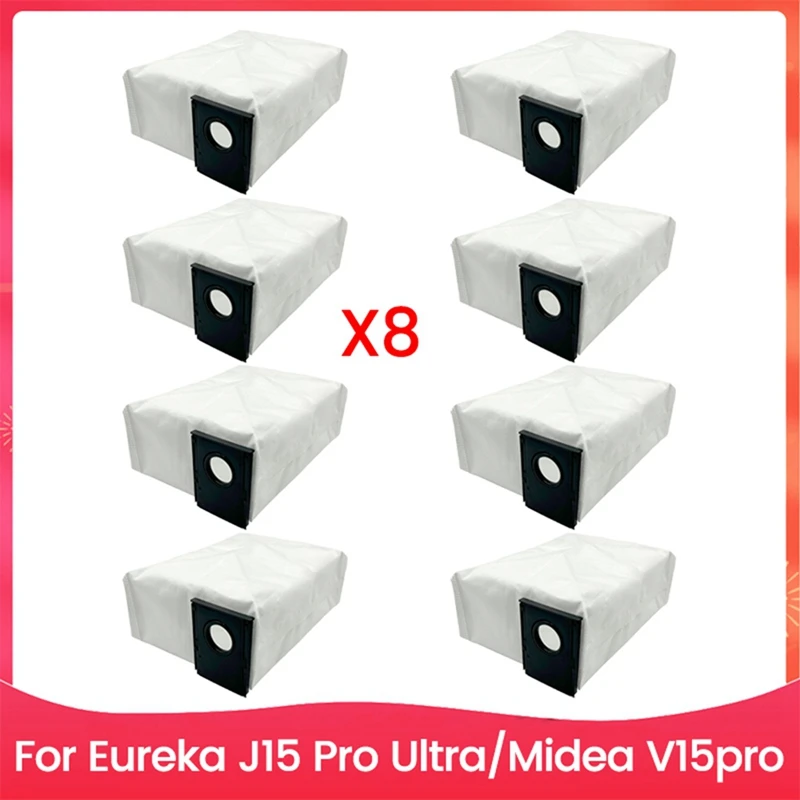 8PCS Dust Bag Set For Eureka J15 Pro Ultra For Midea V15pro Robot Vacuum Cleaner Dust Bag Accessories Replacement Parts
8PCS Dust Bag Set For Eureka J15 Pro Ultra For Midea V15pro Robot Vacuum Cleaner Dust Bag Accessories Replacement Parts