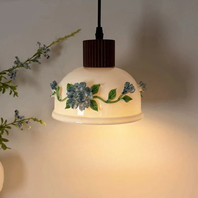 Moden Rotundity Relief Peony Ceramics Ceiling Pendant Light Wooden Hanging Lamp Bedroom Living Room Restaurant Study Chandelier
Moden Rotundity Relief Peony Ceramics Ceiling Pendant Light Wooden Hanging Lamp Bedroom Living Room Restaurant Study Chandelier