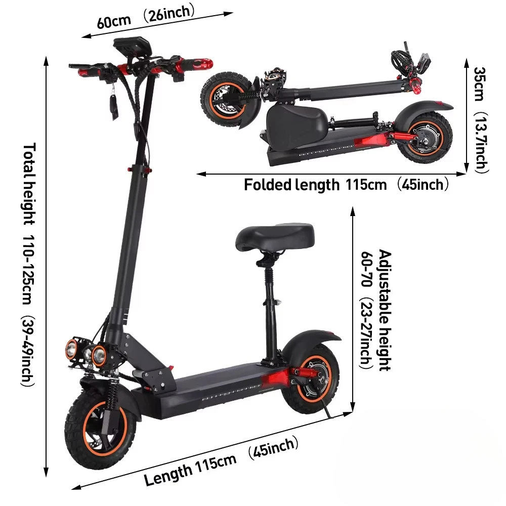 E-scooter 20KM 25kmh Waterproof Removable Battery Folding Adult Electric Scooter with Rear Suspension and LED Light
E-scooter 20KM 25kmh Waterproof Removable Battery Folding Adult Electric Scooter with Rear Suspension and LED Light