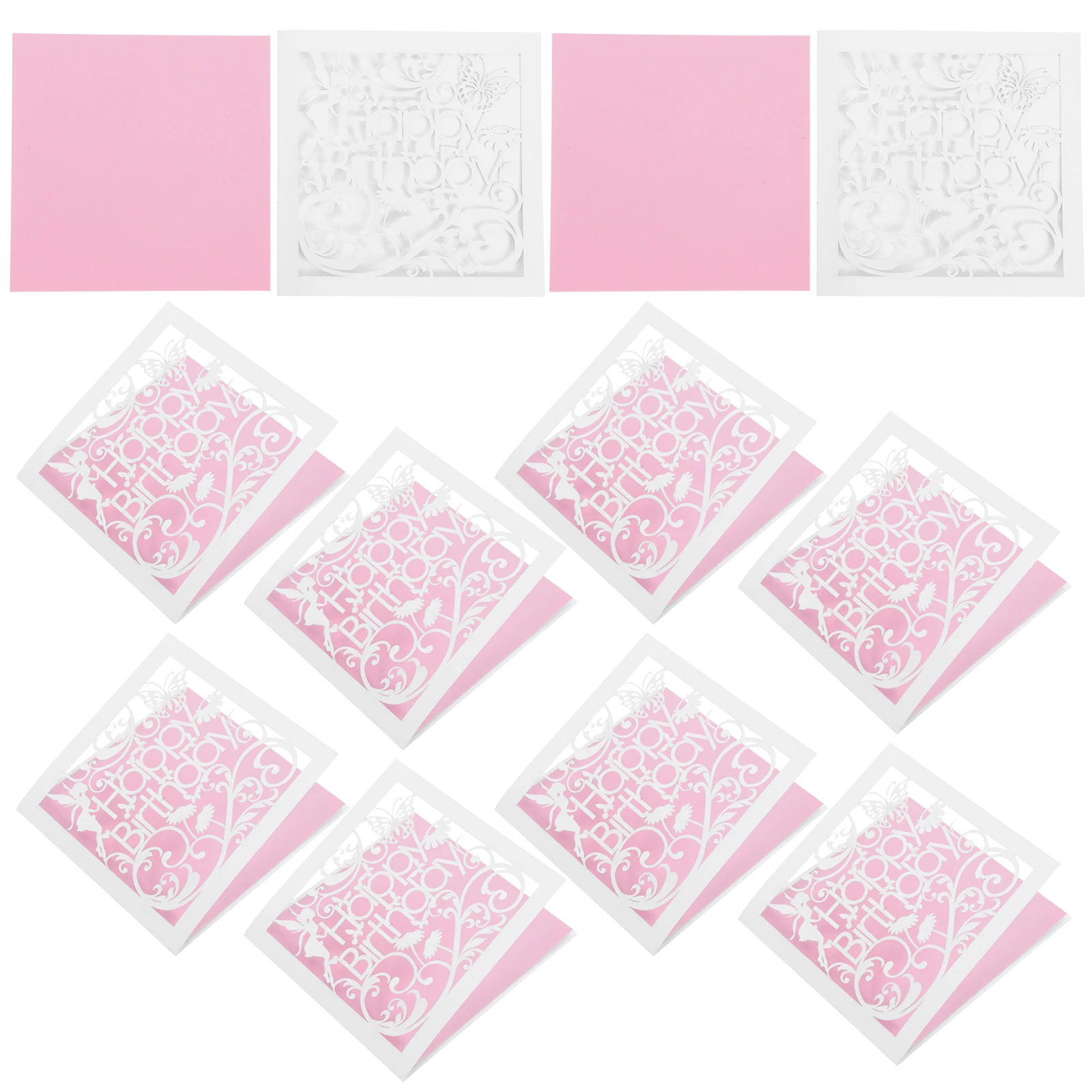 10 Pcs Invitation Card Birthday Hollow Greeting Pearl Paper Butterfly Celebration
10 Pcs Invitation Card Birthday Hollow Greeting Pearl Paper Butterfly Celebration