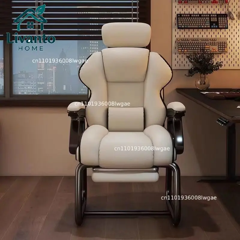 Ergonomic Office Chair with Adjustable Headrest, Latex Seat, Reclining Function & Linked Armrests, Bow Tie Base
Ergonomic Office Chair with Adjustable Headrest, Latex Seat, Reclining Function & Linked Armrests, Bow Tie Base