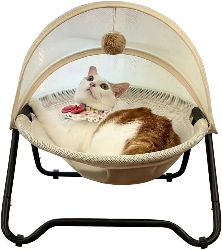 Кровать для кошек, Кровать Hammo для домашних животных для кошек и собак, удобное и дышащее приподнятое гнездо для кошек и собак, легко собирается, съемный чехол
Кровать для кошек, Кровать Hammo для домашних животных для кошек и собак, удобное и дышащее приподнятое гнездо для кошек и собак, легко собирается, съемный чехол
