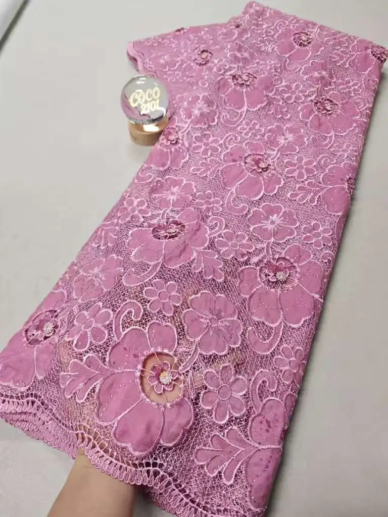 2026 High Quality African Nigerian Tulle Lace Fabric Sequins for Wendding Dress Chiffon Party Guipure Sewing cotton 5Yard XL192
2026 High Quality African Nigerian Tulle Lace Fabric Sequins for Wendding Dress Chiffon Party Guipure Sewing cotton 5Yard XL192
