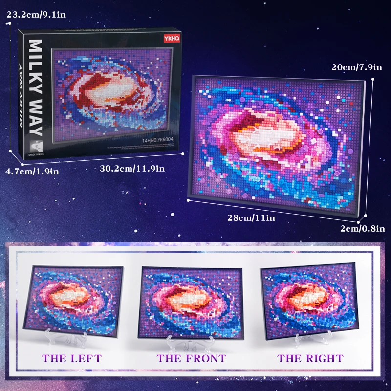Креативный 3D масляный Путь молочного пути, галактика, набор строительных блоков, знаменитая туманность, художественная фоторамка, украшения для дома, игрушки, подарок для взрослых
Креативный 3D масляный Путь молочного пути, галактика, набор строительных блоков, знаменитая туманность, художественная фоторамка, украшения для дома, игрушки, подарок для взрослых
