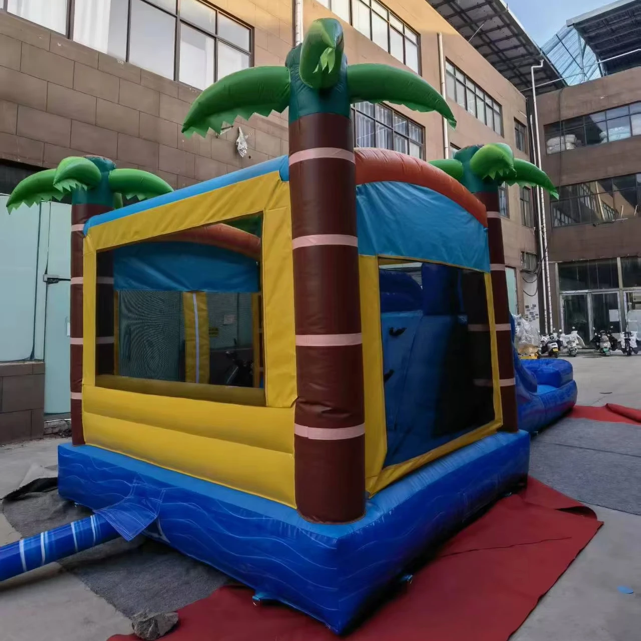 Factory Customized Commercial Water Slide Inflatable Party Size Cheap Inflatable Bounce House With Swimming Pool for Adult
Factory Customized Commercial Water Slide Inflatable Party Size Cheap Inflatable Bounce House With Swimming Pool for Adult