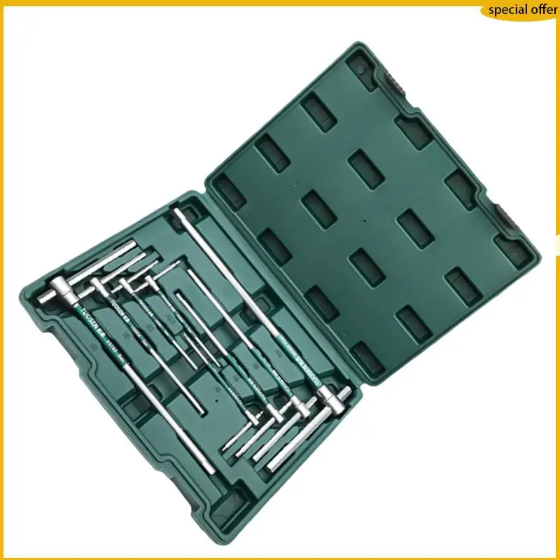 A50I TUOSEN T-Shaped Slide Rod Hexagonal Wrench Hexagonal Screwdriver 2/2.5/3/4/5/6/8/8/10Mm
A50I TUOSEN T-Shaped Slide Rod Hexagonal Wrench Hexagonal Screwdriver 2/2.5/3/4/5/6/8/8/10Mm