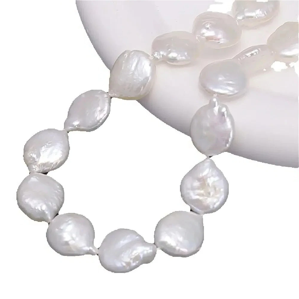 Button Baroque Natural Fresh Pearl Beads 11-12mm Round Water Jewelry Making DIY Necklaces Anniversary Gifts Accessories
Button Baroque Natural Fresh Pearl Beads 11-12mm Round Water Jewelry Making DIY Necklaces Anniversary Gifts Accessories