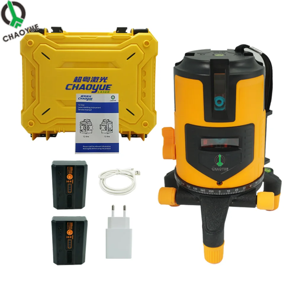 5 Lines Laser Level Tool 360 Self Leveling Precision Cross Line Indoor Outside Green Laser Level
5 Lines Laser Level Tool 360 Self Leveling Precision Cross Line Indoor Outside Green Laser Level