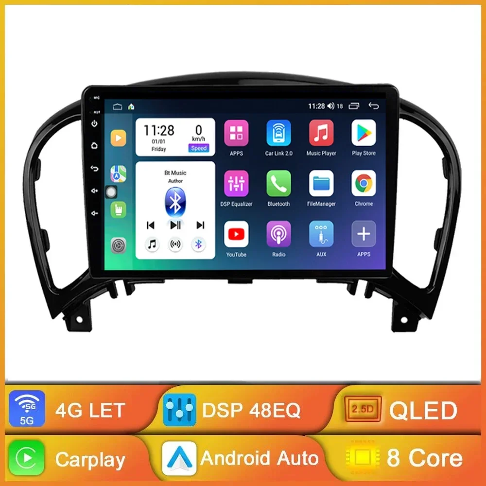 4G WiFi 2Din For Nissan Juke YF15 2010 2011-2014 4G Android 14 Car Stereo Radio Multimedia Video Player Navigation GPS Head Unit
4G WiFi 2Din For Nissan Juke YF15 2010 2011-2014 4G Android 14 Car Stereo Radio Multimedia Video Player Navigation GPS Head Unit