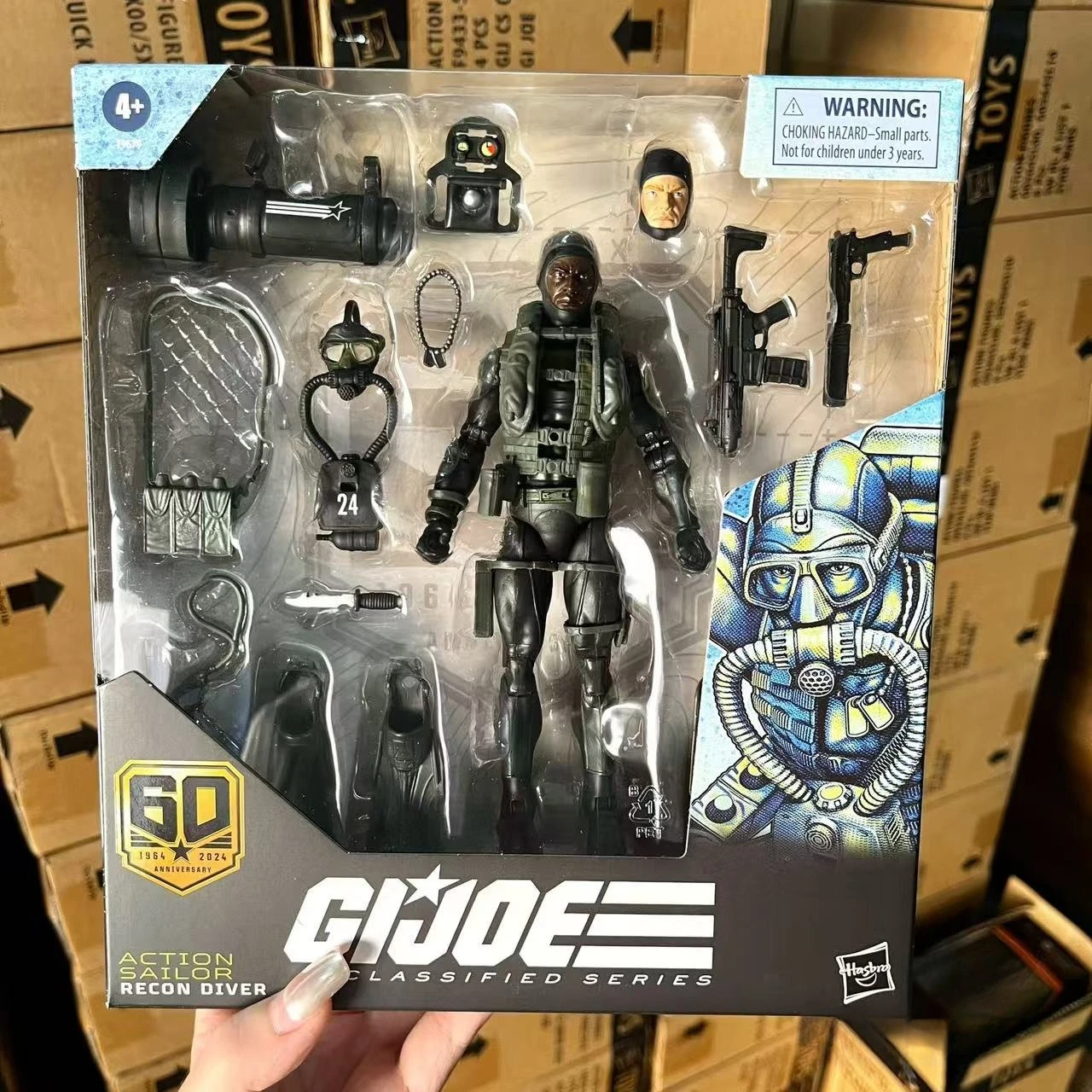 Hasbro Special Forces 60th Anniversary Limited Cobra Reconnaissance Diver Torpedo Frogman 6-inch Handmade
Hasbro Special Forces 60th Anniversary Limited Cobra Reconnaissance Diver Torpedo Frogman 6-inch Handmade