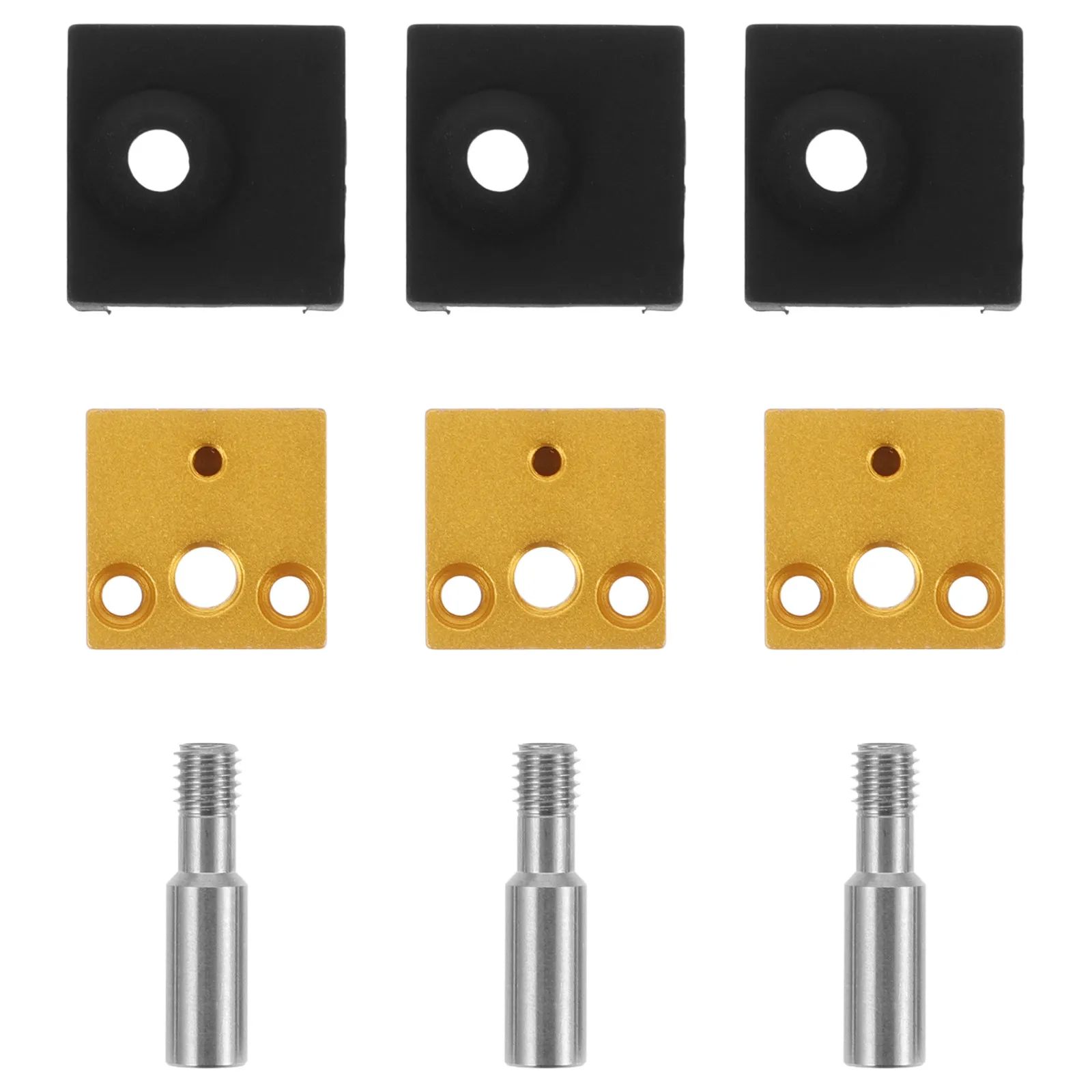 1Set 3D Printer Accessories Extruder Heating Block Aluminum Silicone Heat Insulation Sleeve Hotend Parts for Precise 3D Printing
1Set 3D Printer Accessories Extruder Heating Block Aluminum Silicone Heat Insulation Sleeve Hotend Parts for Precise 3D Printing