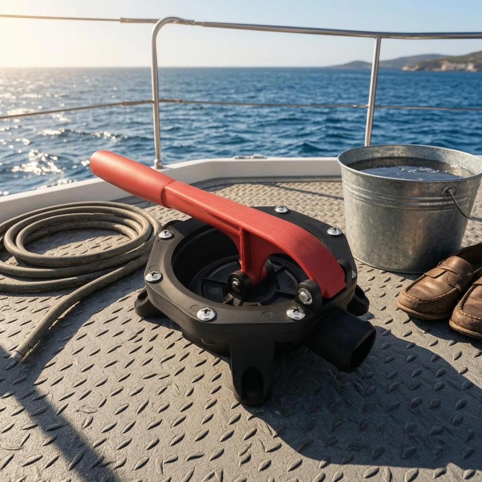 Hand Diaphragm Pump Screw-Fastened Cover Water Transfer Pump Bolt Holes Manual for Marine Use, Boats
Hand Diaphragm Pump Screw-Fastened Cover Water Transfer Pump Bolt Holes Manual for Marine Use, Boats