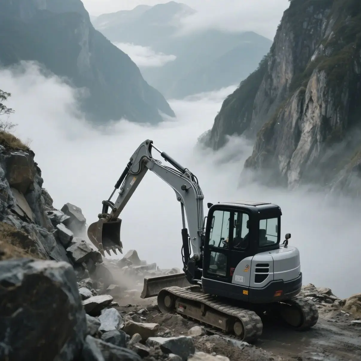 Customized small excavator bucket for cleaning loose rocks on cliffs The design of the robotic arm and bucket is exquisite
Customized small excavator bucket for cleaning loose rocks on cliffs The design of the robotic arm and bucket is exquisite