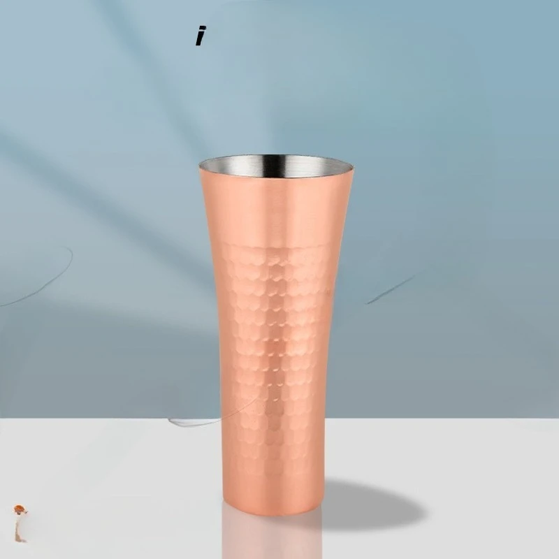 304 stainless steel, American high cup hammer pattern, rose gold 16oz beer high cup
304 stainless steel, American high cup hammer pattern, rose gold 16oz beer high cup