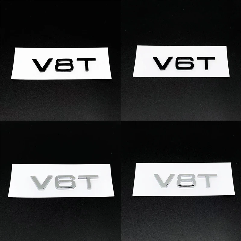 3D ABS Car Styling V6T V8T V6 V8 T Fender Side Body Emblem Tail Trunk Fender Badge Sticker For Audi A4 A3 A5 A6 A1 Q3 Q5 Q7
3D ABS Car Styling V6T V8T V6 V8 T Fender Side Body Emblem Tail Trunk Fender Badge Sticker For Audi A4 A3 A5 A6 A1 Q3 Q5 Q7