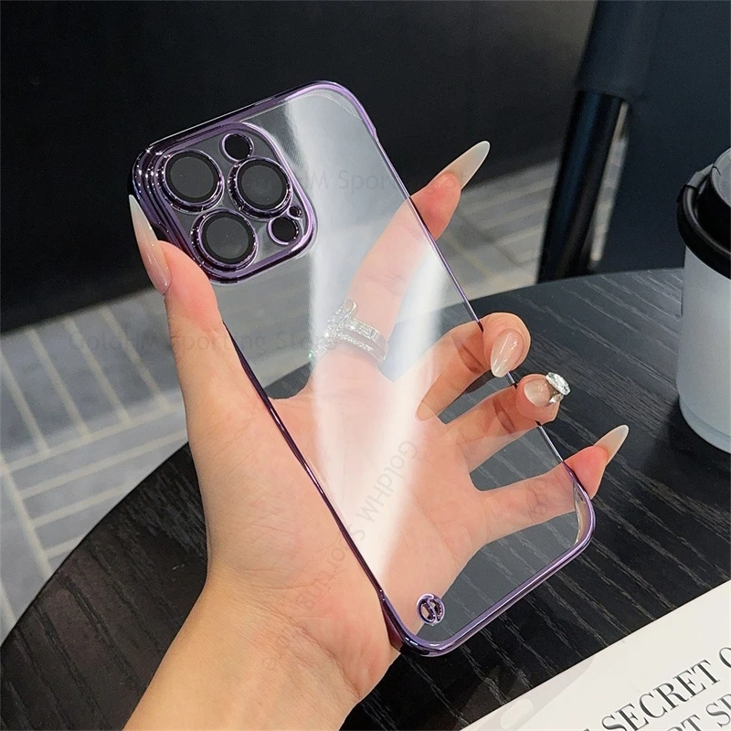 Cases For iPhone 17 Pro Max 6D Plating Frameless Phone Case For Apple 16 Pro Max 15 14 13 12 17 Pro Transparent Protective Cover
Cases For iPhone 17 Pro Max 6D Plating Frameless Phone Case For Apple 16 Pro Max 15 14 13 12 17 Pro Transparent Protective Cover