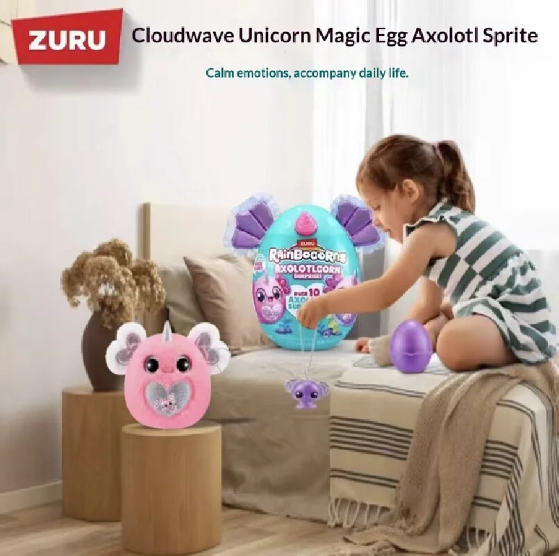 Zuru 2026 New Genuine Rainbocorns Fourth Generation Axolotlcorn Surprise Magic Egg Blind Box Cute Plush Doll Children Gift Toys
Zuru 2026 New Genuine Rainbocorns Fourth Generation Axolotlcorn Surprise Magic Egg Blind Box Cute Plush Doll Children Gift Toys