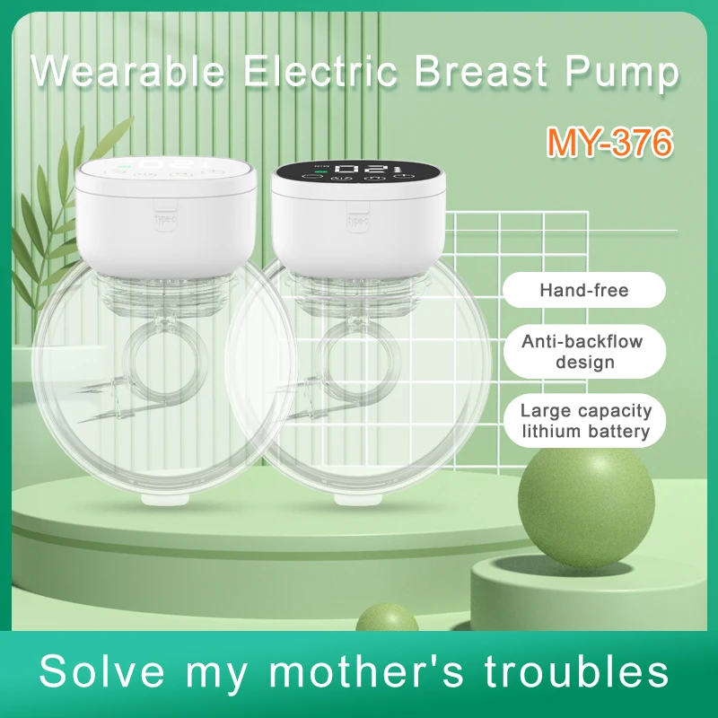 Portable Wearable Breast Pump Silent Comfort Electric Milker Hand Free All-In-One Automatic Breast Milk Extractor Collector
Portable Wearable Breast Pump Silent Comfort Electric Milker Hand Free All-In-One Automatic Breast Milk Extractor Collector