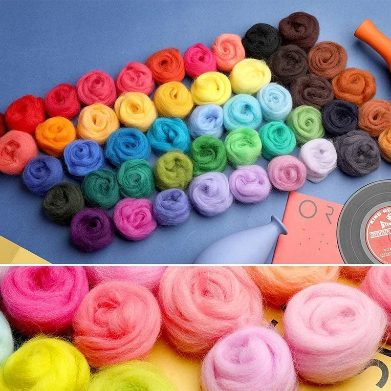 20Pcs 2026 New model Advanced Random Colors Felting Wool Fiber Curly Fiber Needle Felting Kit DIY Craft Supplies
20Pcs 2026 New model Advanced Random Colors Felting Wool Fiber Curly Fiber Needle Felting Kit DIY Craft Supplies