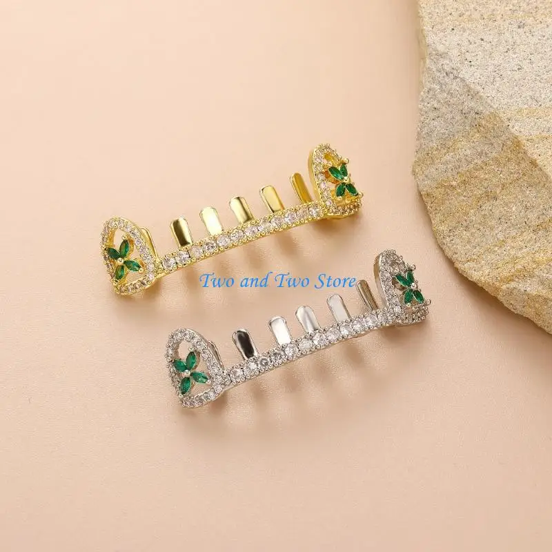 HX6F Fashionable Hip Hop Mouth Grill With Sparkling Green Zircon Unique Hip Hop Jewelry For Performers And Dancers
HX6F Fashionable Hip Hop Mouth Grill With Sparkling Green Zircon Unique Hip Hop Jewelry For Performers And Dancers
