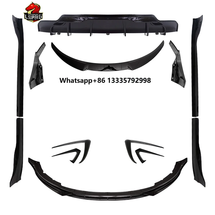 Front Lip Side Skirts Rear Spoiler and Rear Diffuser Gloss Black Body Kits for Tesla Model Y Accessories Splitter
Front Lip Side Skirts Rear Spoiler and Rear Diffuser Gloss Black Body Kits for Tesla Model Y Accessories Splitter