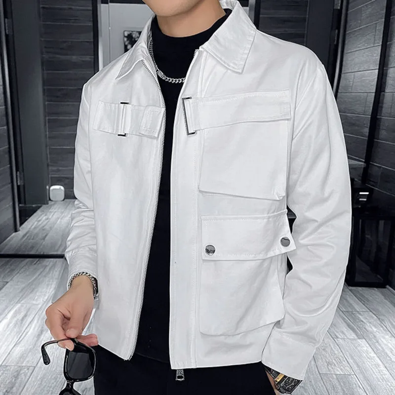 Fall New Solid Color Simple Jackets Casual Trench Big Pocket Coat 2022 White Business Male Windbreaker Costume Homme
Fall New Solid Color Simple Jackets Casual Trench Big Pocket Coat 2022 White Business Male Windbreaker Costume Homme