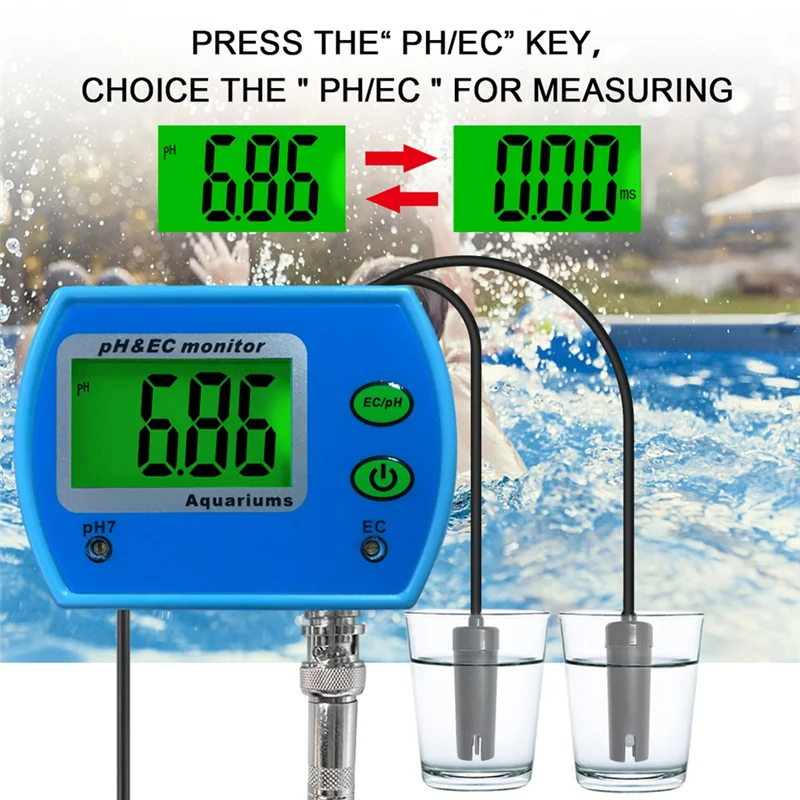 ABVA-Water Quality Analysis Instruments PH /EC Monitor Meter Acidometer PH Tester EU Plug
ABVA-Water Quality Analysis Instruments PH /EC Monitor Meter Acidometer PH Tester EU Plug
