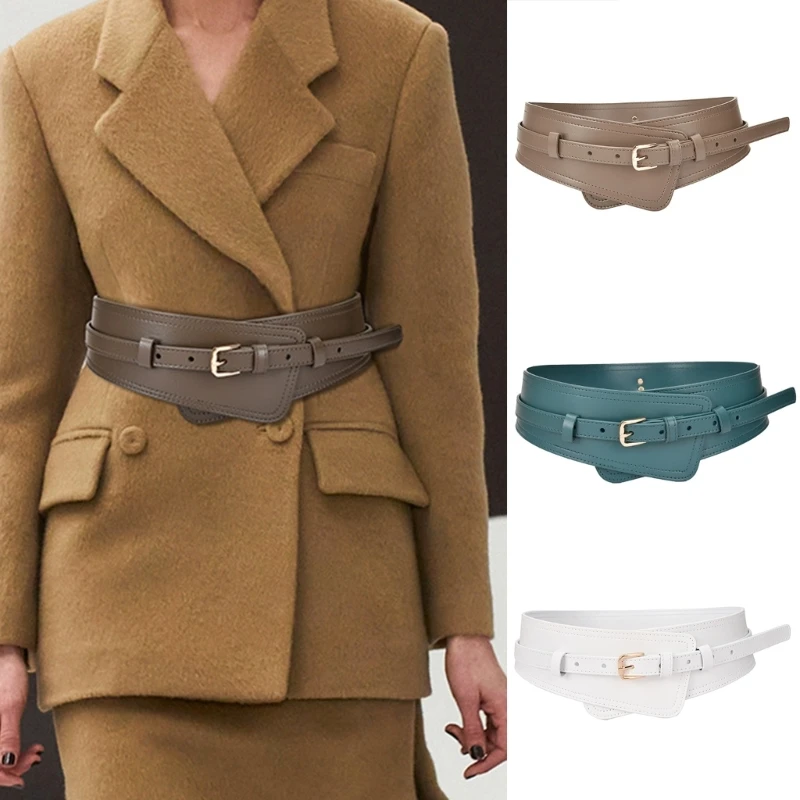 A3PB 2in1 Corset Belt Women Decorative Belt for Sweater Dresses Leather Waist Cincher Belt Fashion Waistband for Everyday Use
A3PB 2in1 Corset Belt Women Decorative Belt for Sweater Dresses Leather Waist Cincher Belt Fashion Waistband for Everyday Use