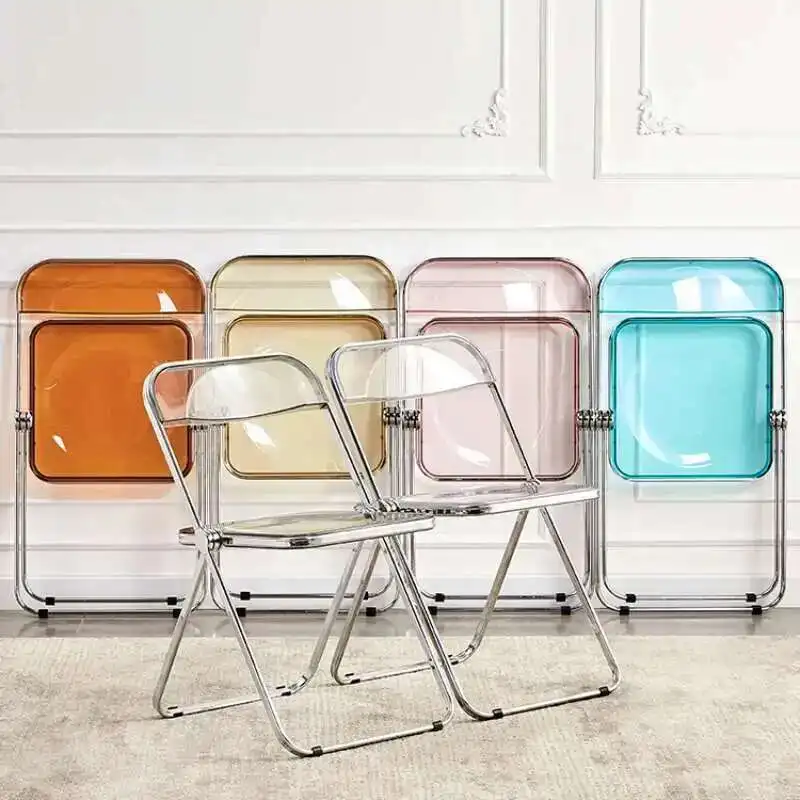 Accent Folding Dining Chairs Plastic Acrylic Balcony Kitchen Dining Chair Nordic Outdoor Sedie Sala Da Pranzo Furniture HD50CY
Accent Folding Dining Chairs Plastic Acrylic Balcony Kitchen Dining Chair Nordic Outdoor Sedie Sala Da Pranzo Furniture HD50CY